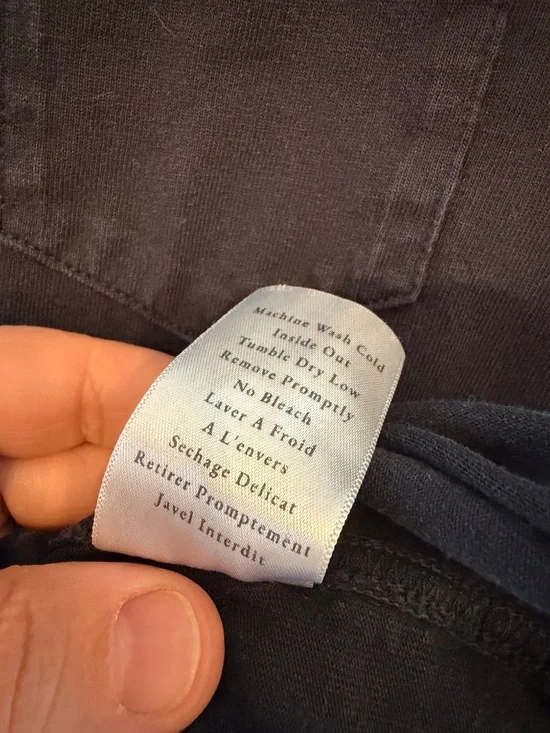 Frank & Eileen Dark Blue Casual Soft Button Down Shirt Large - Picture 4 of 5